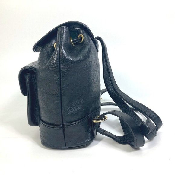 AAUTHENTICITY GUARANTEED VERSACE Sunburst Backpack Leather Black main image 10